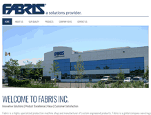 Tablet Screenshot of fabris.com